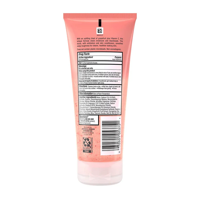 Neutrogena Oil-Free Acne Wash Pink Grapefruit Foaming - Image 4