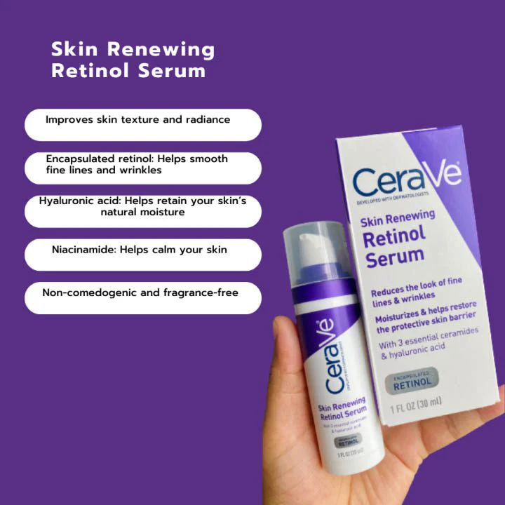 CeraVe Skin Renewing Retinol Serum 30 Ml - Image 2