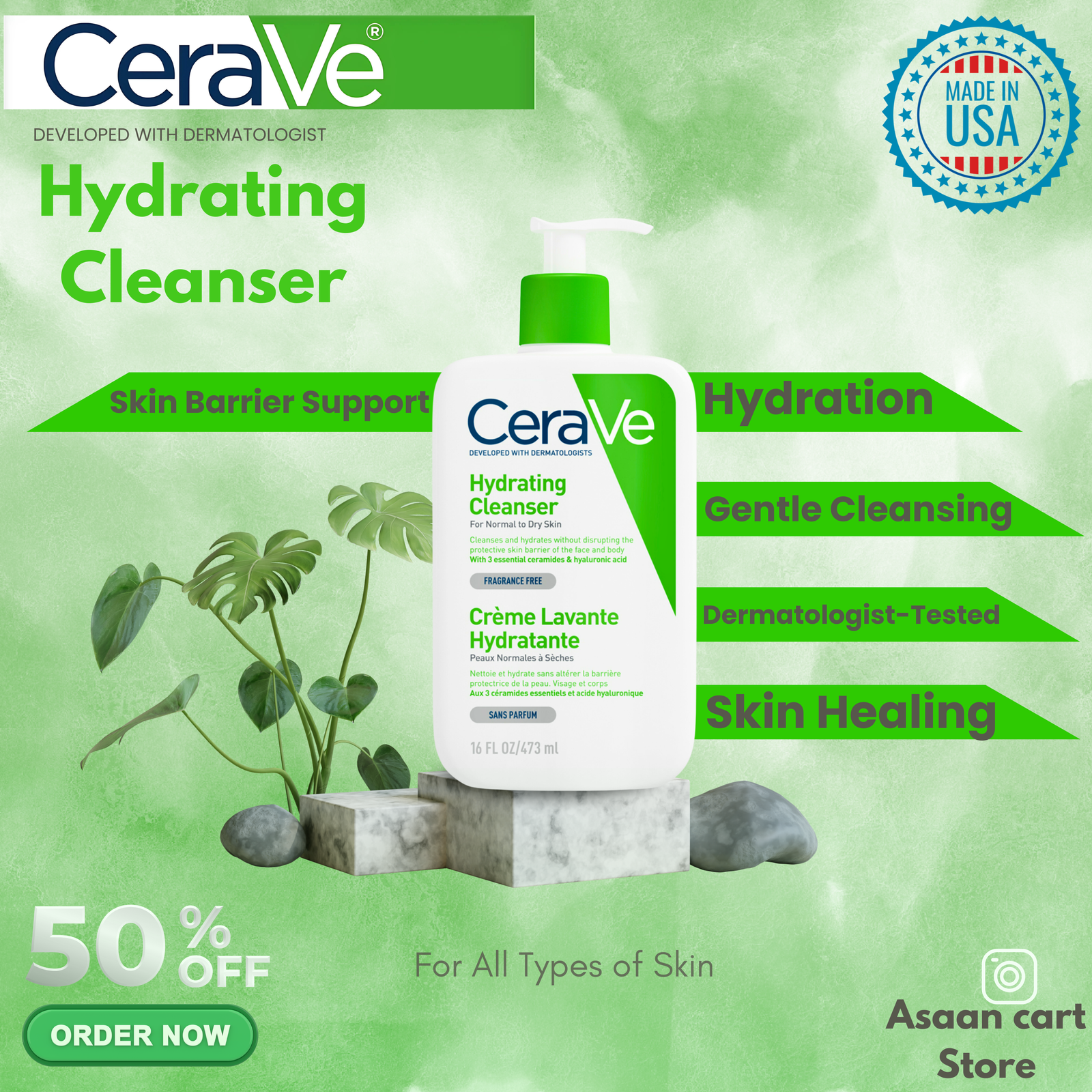 CeraVe Hydrating Cleanser 236 Ml